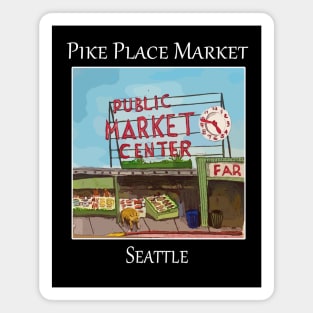 Pike Place Market Seattle Magnet